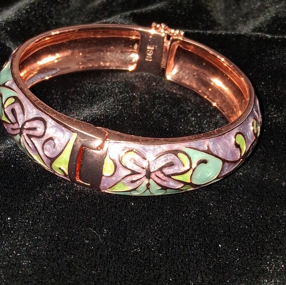 Thomas Kinkade "Serenity" Engraved Copper Wellness Bracelet - Picture 3 of 9